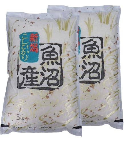 Amazon.co.jp: お米 魚沼産コシヒカリ 令和7年産 精米 10kg (5kg×2袋