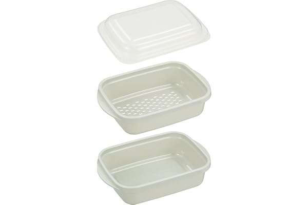 シービージャパン 蒸し器 スクエア [抗菌] レンジで簡単蒸し調理器 atomico グレー