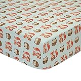 Clever Fox Fitted Crib Sheet by Little Haven by Little Haven [並行輸入品]