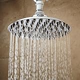 Naiture Rainfallノズル真鍮シャワーヘッドOrnateアーム4幅3長さと4で仕上げ Head Width: 6 Inch. Arm Length: 19 Inch SE926571-61