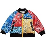 《秋冬春対応》 CHILD CHAMP(チャイルド チャンプ) 切り替えいっぱい中綿入りジャケット 95cm/PAISLEY NO.C-271067