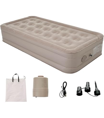 エアーベッド 電動エアーマット 防水耐荷重150kg (シングル厚さ40cm) エアーベッド 電動エアーマットシングルサイズ キャンプエアー