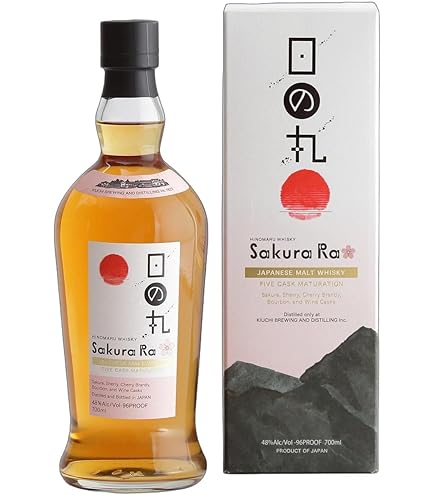 Amazon.co.jp: 八郷蒸溜所 日の丸ウイスキー Sakura Ra (さくら・ら