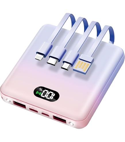 ワイヤレスモバイルバッテリー 急速充電 4個セット Type-C Amazon | 【ケーブルの持ち運び不要】モバイルバッテリー 22000mAh 大
