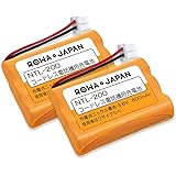 【2個セット】【容量1.2倍 通話時間UP】SANYO対応 NTL-200 TEL-BT200 互換 バッテリー ロワジャパン コードレスホン 子機 充電池