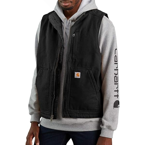 Carhartt ブラック ベスト Large Tall Amazon | カーハートメンズ