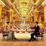Sproud ヨーロッパスタイルのパレス大きな壁画 3D シームレスな壁紙バーカフェリビングルームベッドルームのテレビの背景壁紙 200 Cmx 140 Cm