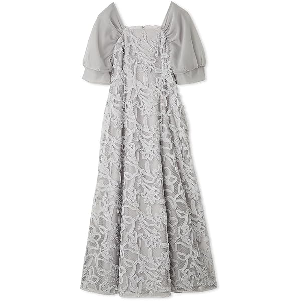 Amazon.co.jp: バックリボンスモールフラワードレス CWFO254304LBEG36