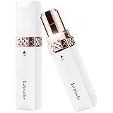 レディースシェーバー　シェーバー女性用　フェイスシェーバー 電動　ムダ毛処理 顔剃り ミニシェーバー 回転式 全身適用 脇 腕 背中 足 ビキニライン 小型 内刃水洗い可 LEDライト付き 日本語説明書付き