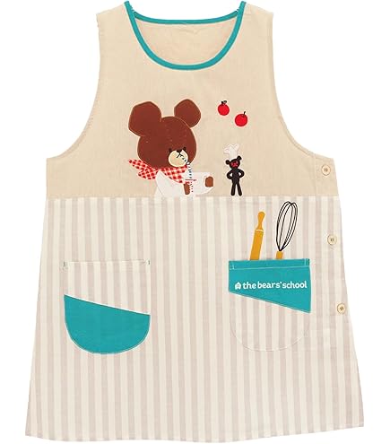 Amazon.co.jp: くまのがっこうエプロン 学研 保育士 幼稚園教諭