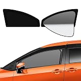 【ハンドルカバー付き】2in1一体式 トヨタ シエンタ 10系 着脱簡単 サンシェード メッシュカーテン マグネット式 換気 SIENTA適応 R4.8-現行 3代目 遮光 サイド用 運転席 助手席 日除け 2枚