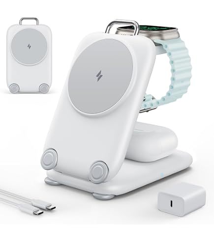 Amazon.co.jp: KEEPRO MagSafe 3in1 ワイヤレス充電器 折り畳み充電 Amazon.co.jp: KEEPRO MagSafe 3in1 ワイヤレス充電器 折り畳み充電