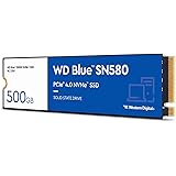 Western Digital ウエスタンデジタル 内蔵SSD 500GB WD Blue SN580 (読取り最大 4,000MB/秒) M.2-2280 NVMe WDS500G3B0E-EC 【国内正規代理店品】