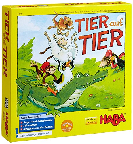 ハバ ゲーム ワニに乗る？ どうぶつ積み 【正規輸入品】 3678