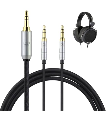 Amazon | 3.5mm - デュアル 3.5mm ジャック オス コード、OFC コア 