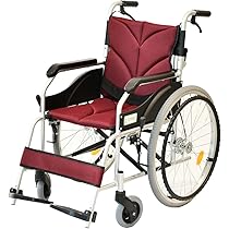 自走用車椅子 ワインレッド メッシュクッション付き 自走用車椅子 ワインレッド メッシュクッション付き