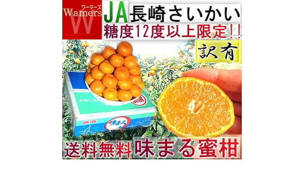 Amazon みかん 長崎 味まる 10kg箱 味まる みかん 柑橘類 通販