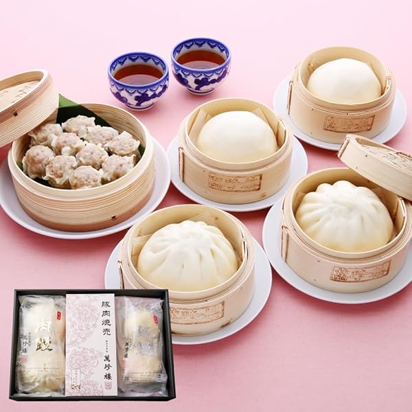 Amazon.co.jp: 萬珍樓 肉まん あんまん 詰合せ 6個入（各3個） 横浜