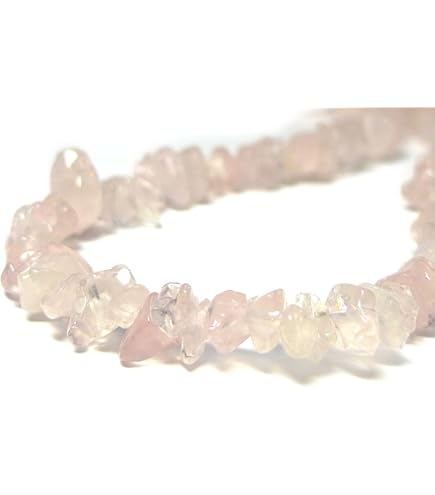 Amazon | (SAJ)水晶 さざれ石 穴あり 1連 80cm パワーストーン バラ