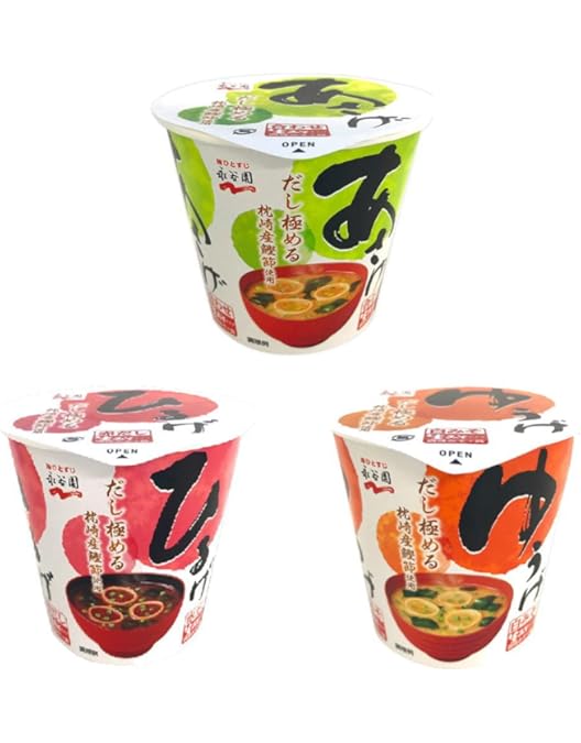 Amazon.co.jp: 永谷園 カップ入生みそタイプみそ汁 あさげ 19.6g×6個入