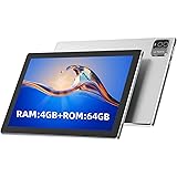 Tablet 10 Inch, Android 11 Tablets, Quad-Core 1.8GHz Processor, 64GB Storage and 512GB Expand, 4GB RAM, 8MP Dual Camera, 1280