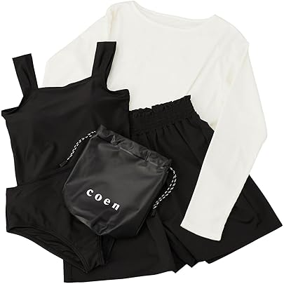 Amazon | [コーエン] 5点セット ボーダープルオーバー スイムウェア