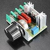 ILS - 5 pieces 2000W Speed Controller SCR Voltage Regulator Dimmer Thermostat