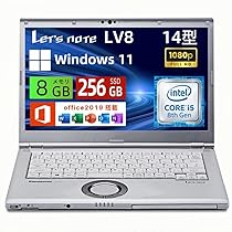 Amazon.co.jp: 【整備済み品】 パナソニック ノートパソコン Let