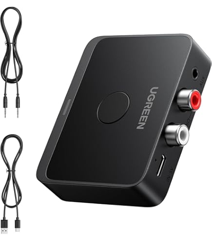 Amazon.co.jp: 1Mii Bluetooth 5.1レシーバー 3.5mm AUX＋RCA