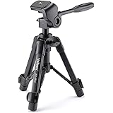 ベルボン Velbon 卓上三脚 カメラ用 専用ケース付き EX-mini 2段 レバーロック 全高41.7cm 最低高19.0cm 脚径17mm 小型 2Way雲台 アルミ脚 301727