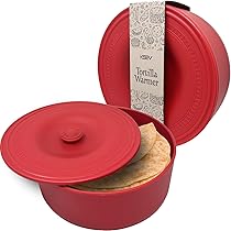 Amazon.co.jp: KSEV トルティーヤウォーマー (9インチ x 3.1インチ) 蓋