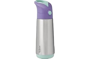 b.Box Insulated Drink Bottle, Lilac Pop, 500 ml Capacity