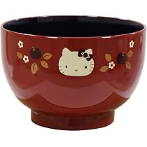 Amazon.co.jp: サンリオ (SANRIO) 「 ハローキティ 」 塗 汁椀 お椀 約