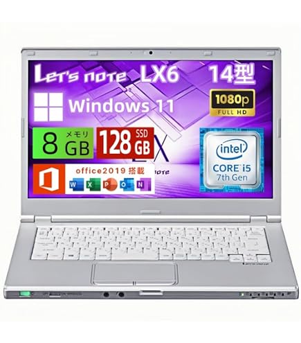 Amazon.co.jp: Webカメラ内蔵【Win 10搭載】軽量小型Panasonic Let's
