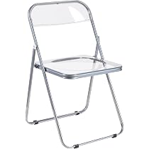 【ほぼ未使用】VECELO 折りたたみチェア CLR Amazon.co.jp: VECELO 折りたたみチェア 透明 折り畳み 背もたれ 軽量
