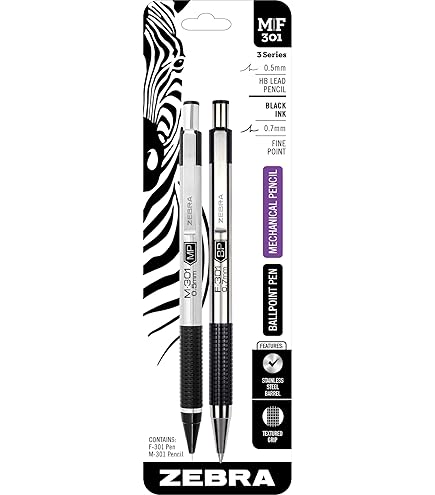 シャーペン Amazon.co.jp: ゼブラペン M/F 301 ステンレススチール シャープ