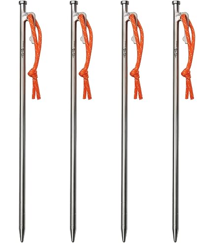 Amazon.co.jp: Lynx cabin チタンペグ 24cm/35cm/40cm 4本セット 240mm