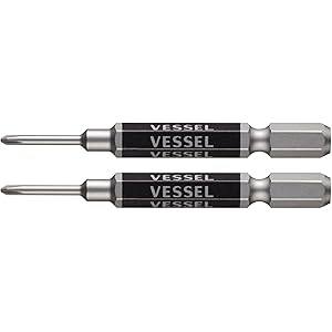 ベッセル(VESSEL) 片頭 剛彩ビット 精密タイプ +0×65 2本 GS160065