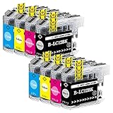 ブラザー用 LC12-4PK (2BK/2C/2M/2Y) 【8色セット】ブラザー用 LC12互換インクカートリッジ 大容量/残量表示/個別包装 対応機種： DCP-J940N DCP-J740N DCP-J540N MFC-J840N MFC-J960DN MFC-J960DWN MFC-J710D MFC-J710DW MFC-J860DN など