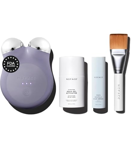 NuFACE TRINITY+ Starter Kit – Facial Toning Device with Aqua Gel