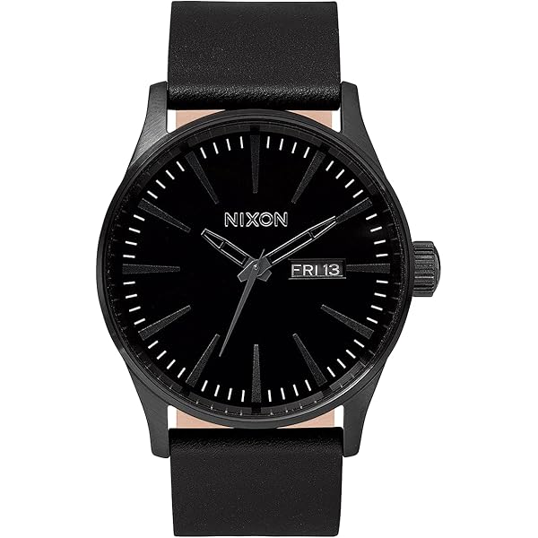 NIXON ブラックレザー時計 Kensington Leather Watch | Black | Women's Leather – Nixon US