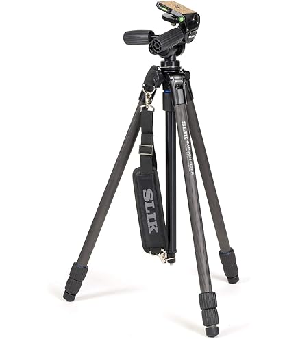 【美品】 SLIK スリック 三脚 カーボン 723 Ⅲ 3段 ケース付 雲台 Amazon | SLIK U883 3ステージ コンパクト 軽量 折りたたみ式