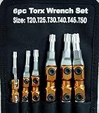 6 自動車の旋回車ガレージツールを使用して Professional TORX レンチセット pc