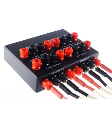 Amazon | 2in ⇔ 4out スピーカーセレクター / スイッチャー ※バナナ