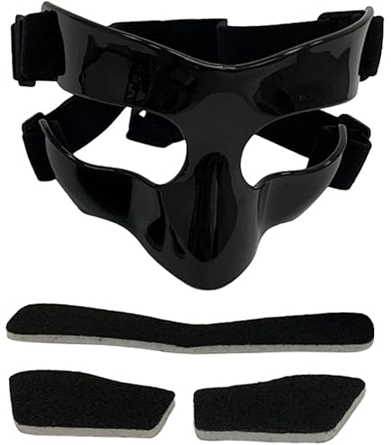 Amazon | スポーツフェイスガード - 調節可能なノーズガード フェイス