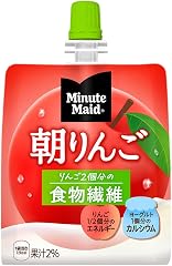 コカ・コーラ ミニッツ メイド 朝リンゴ ゼリー 180gパウチ×24個