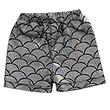 Canis幼児用ベビーGirls Fish Scales Shorts カラー: グレイ