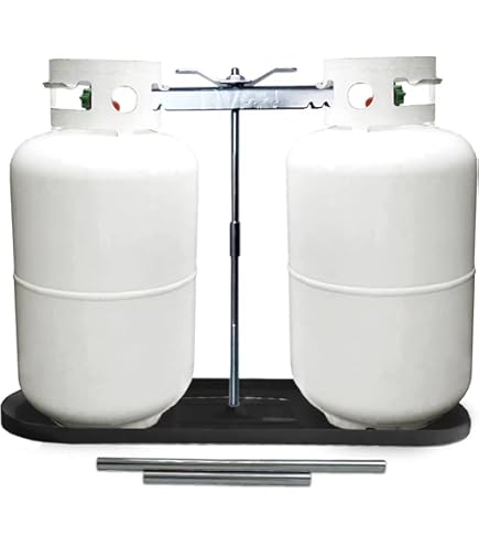Propane Tank Stand TonGass Propane Tank Spacer Rings (2-Pack