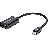 Amazonベーシック ディスプレーアダプター Mini DisplayPort-HDMI用 4k/60Hz