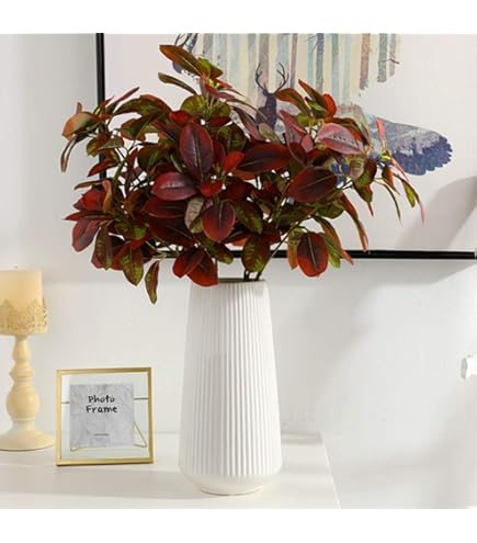 Amazon.co.jp: モノトーン 花瓶 おしゃれ 大きい 楕円 陶器 花器